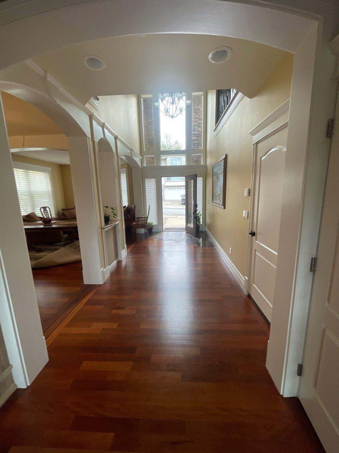 Image of Hardwood Floor Drying near Seattle