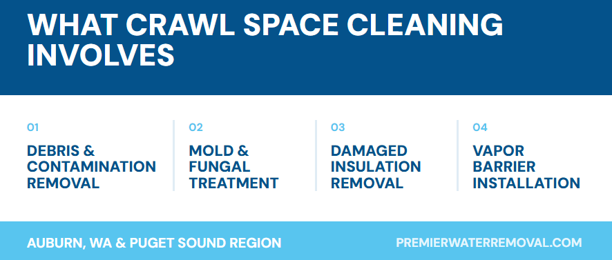 Crawl Space Cleaning Process